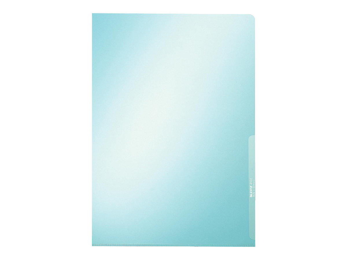 100 LEITZ Sichthuellen Premium 4100 DIN A4 blau glatt 0,15 mm 100 LEITZ Sichthuellen Premium 4100 DIN A4 blau glatt 0,15 mm