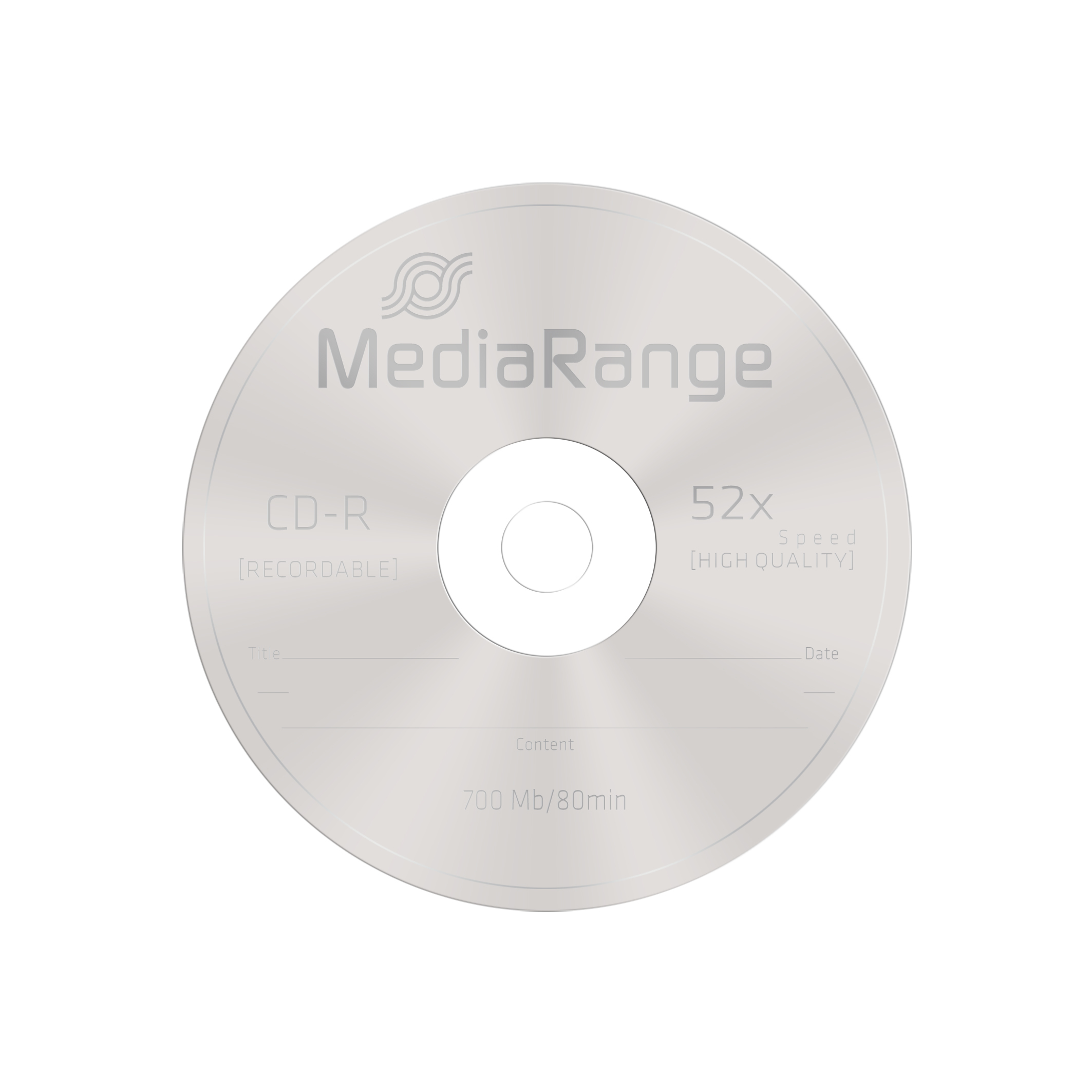 MEDIARANGE CDR80 700MB 52x 25 CB