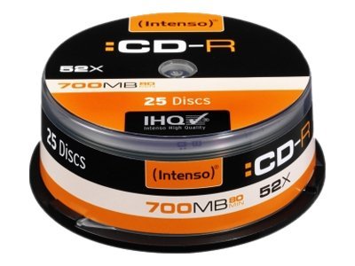 INTENSO CDR80 700MB 52x (25) CB INTENSO CDR80 700MB 52x (25) CB