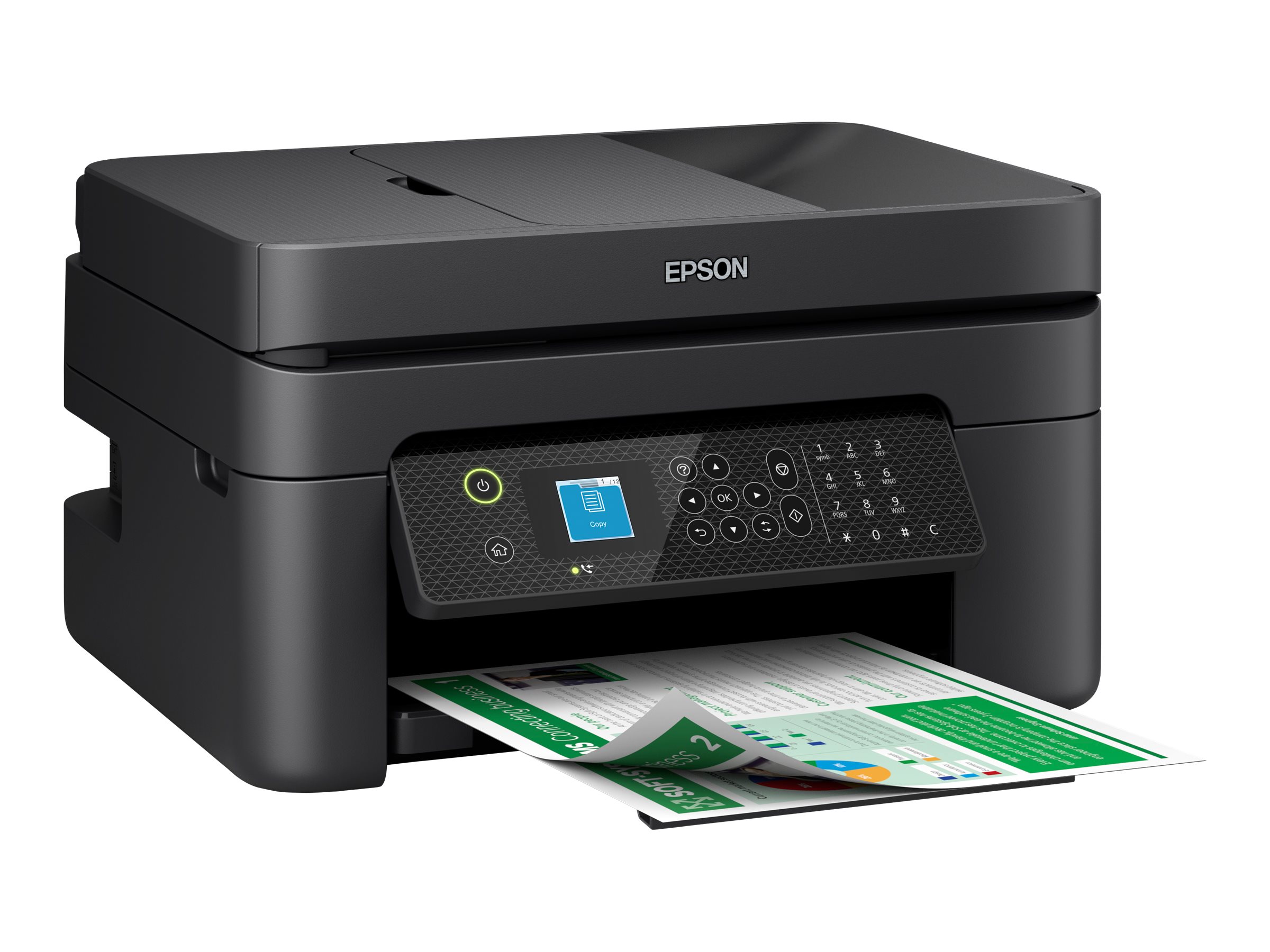 EPSON WorkForce WF-2930DWF 4 in 1 Tintenstrahl-Multifunktionsdrucker schwarz