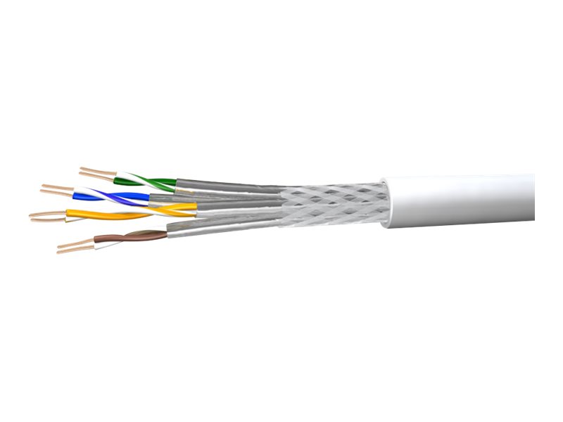 Draka Verlegekabel UCHOME SS26, Cat 7, S/FTP, PiMF, weiss, 100m Ring Draka Verlegekabel UCHOME SS26, Cat 7, S/FTP, PiMF, weiss, 100m Ring