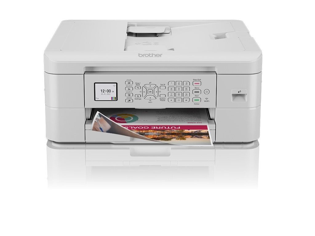 brother MFC-J1010DW 4 in 1 Tintenstrahl-Multifunktionsdrucker weiss