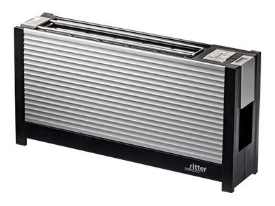 ritter Toaster 630010 volcano 3, Aluminium, Langschlitztoaster mit hochwertigen
