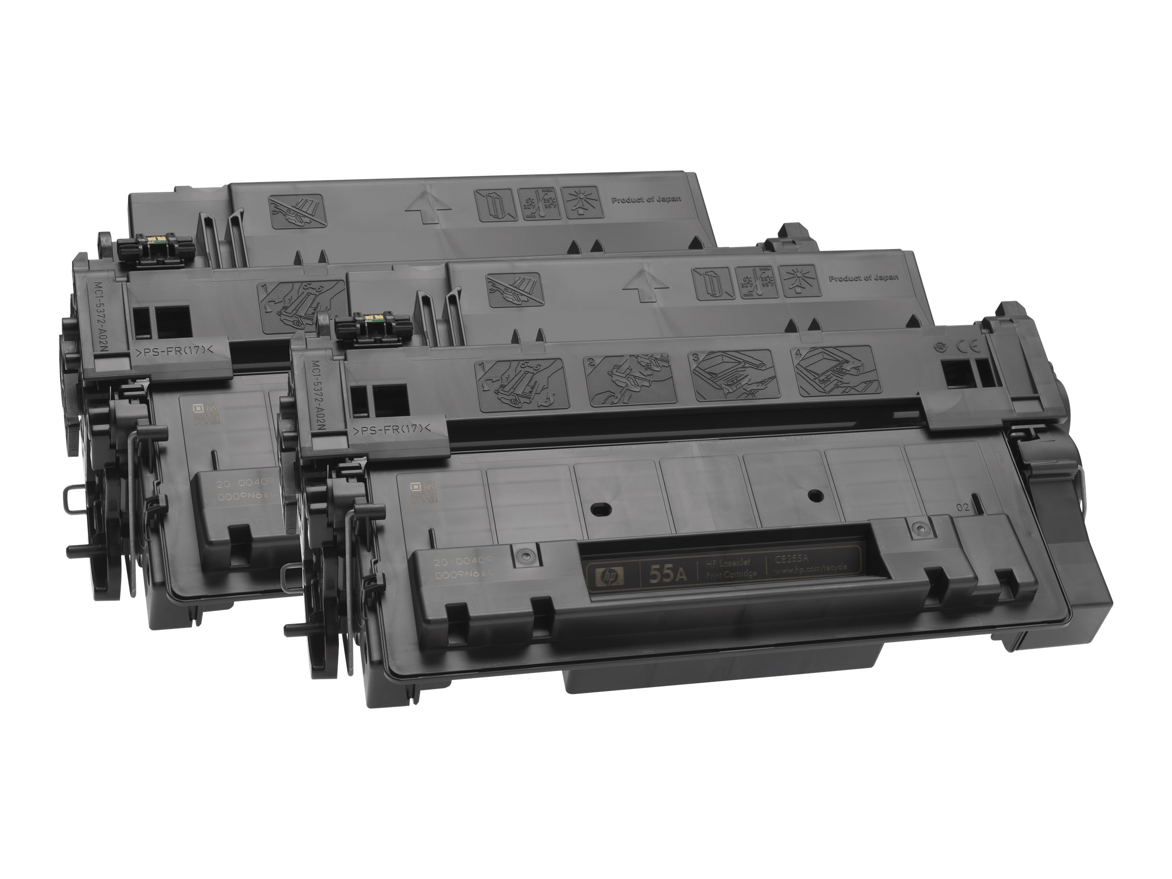 HP 55X (CE255XD) schwarz Tonerkartuschen, 2er-Set
