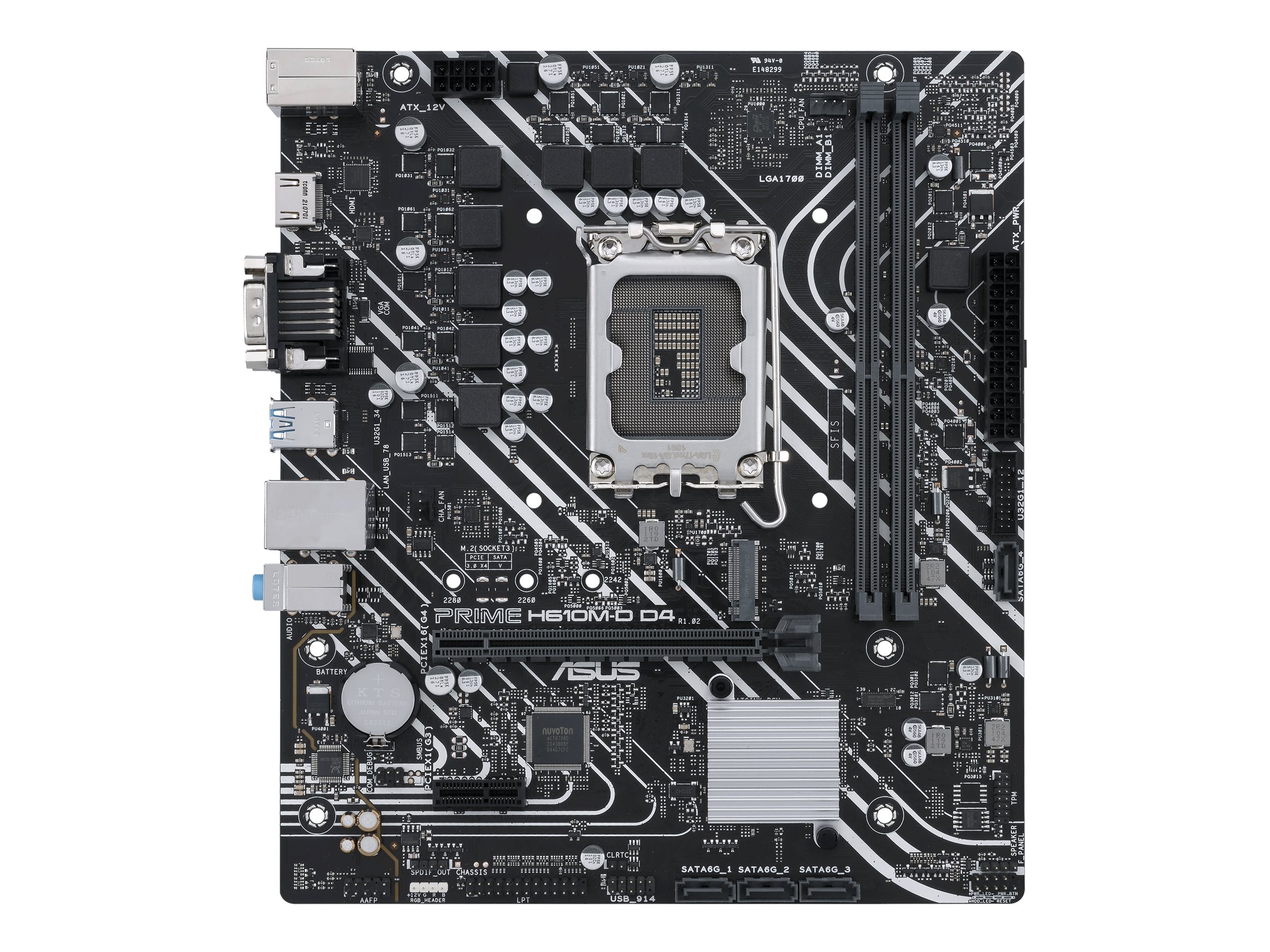 ASUS PRIME H610MD D4 LGA1700 DDR4 mATX MB