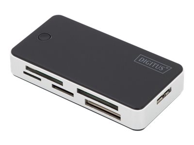 DIGITUS Card Reader USB3.0, extern, schwarz-silber