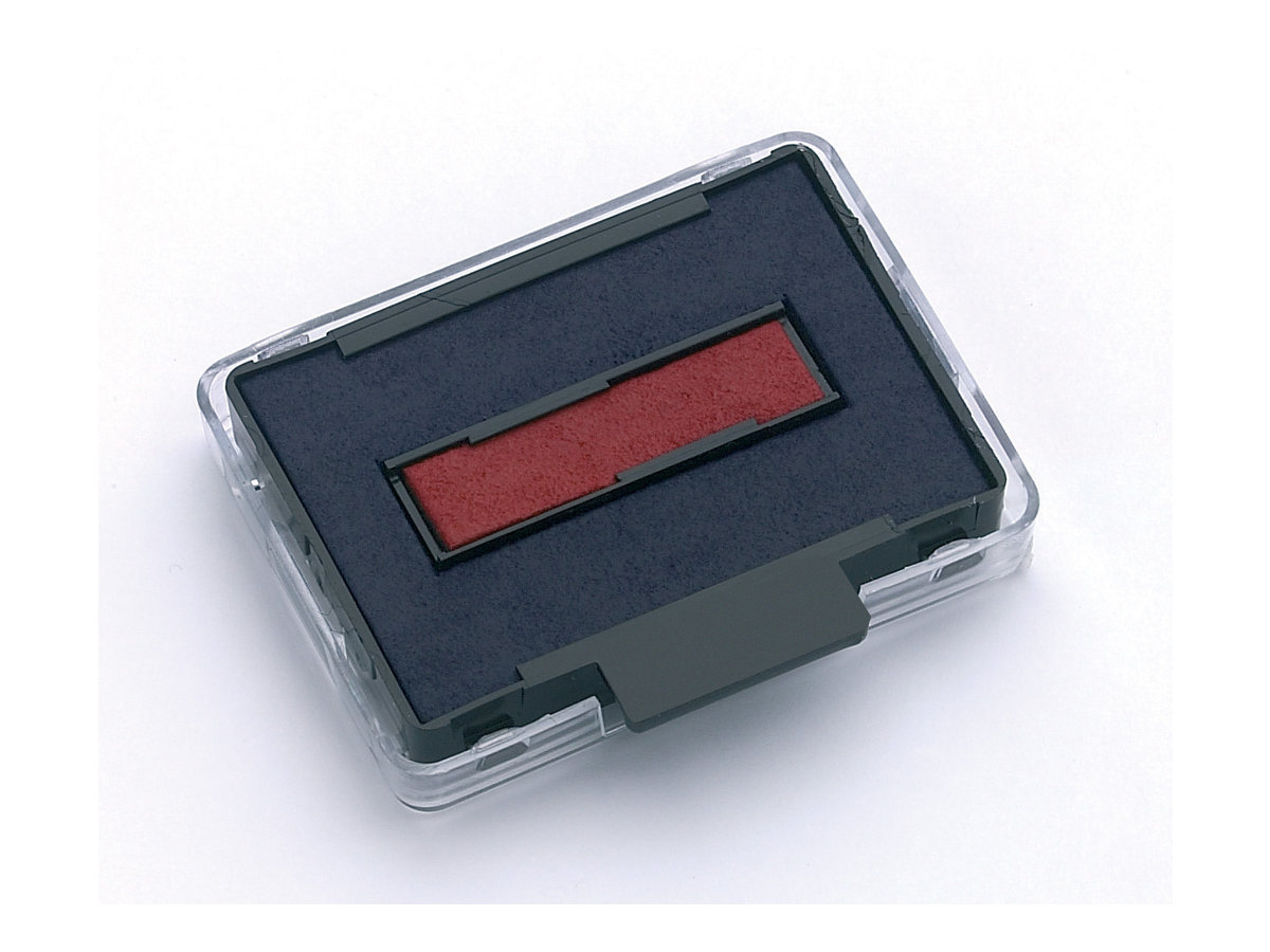 2 trodat Ersatzstempelkissen 6/4750/2 blau/rot 4,1 x 2,4 cm