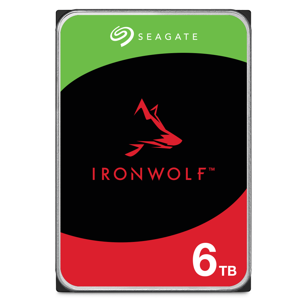 SEAGATE NAS HDD 6TB IronWolf 5400rpm 6Gbs SATA 256MB cache 889cm 3,5Zoll P