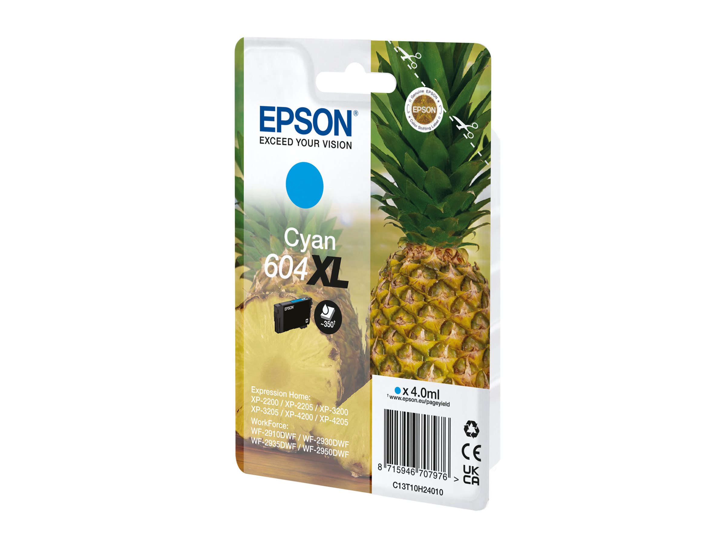 EPSON 604XL/T10H24  cyan Druckerpatrone