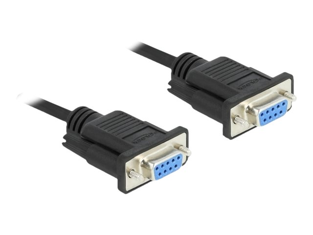 Delock Seriell Kabel RS-232 Sub-D9 Buchse zu Buchse Nullmodem 0,5 m Delock Seriell Kabel RS-232 Sub-D9 Buchse zu Buchse Nullmodem 0,5 m