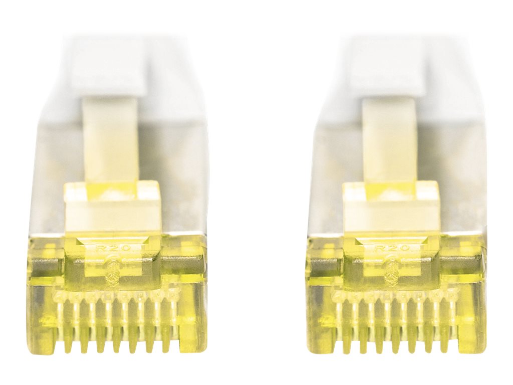DIGITUS CAT 6A S-FTP Patchkabel Cu LSZH AWG 26/7 Laenge 2,5m Farbe Grau