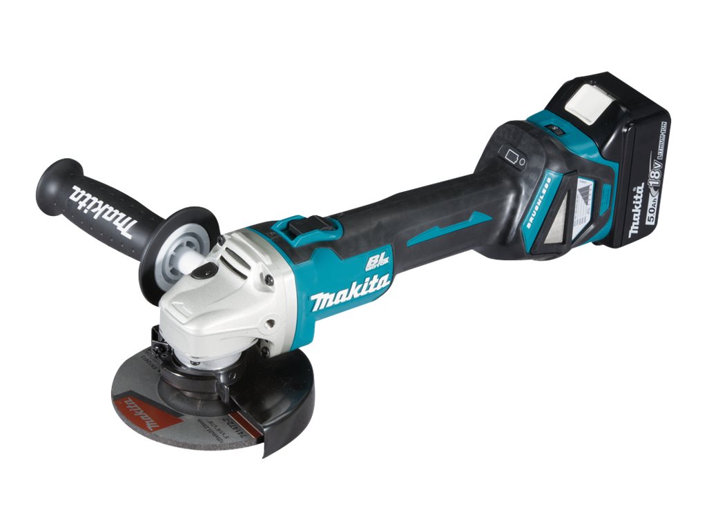 Makita DGA511RTJ Akku‑Winkelschleifer‑Set 18,0 V 2 Akkus