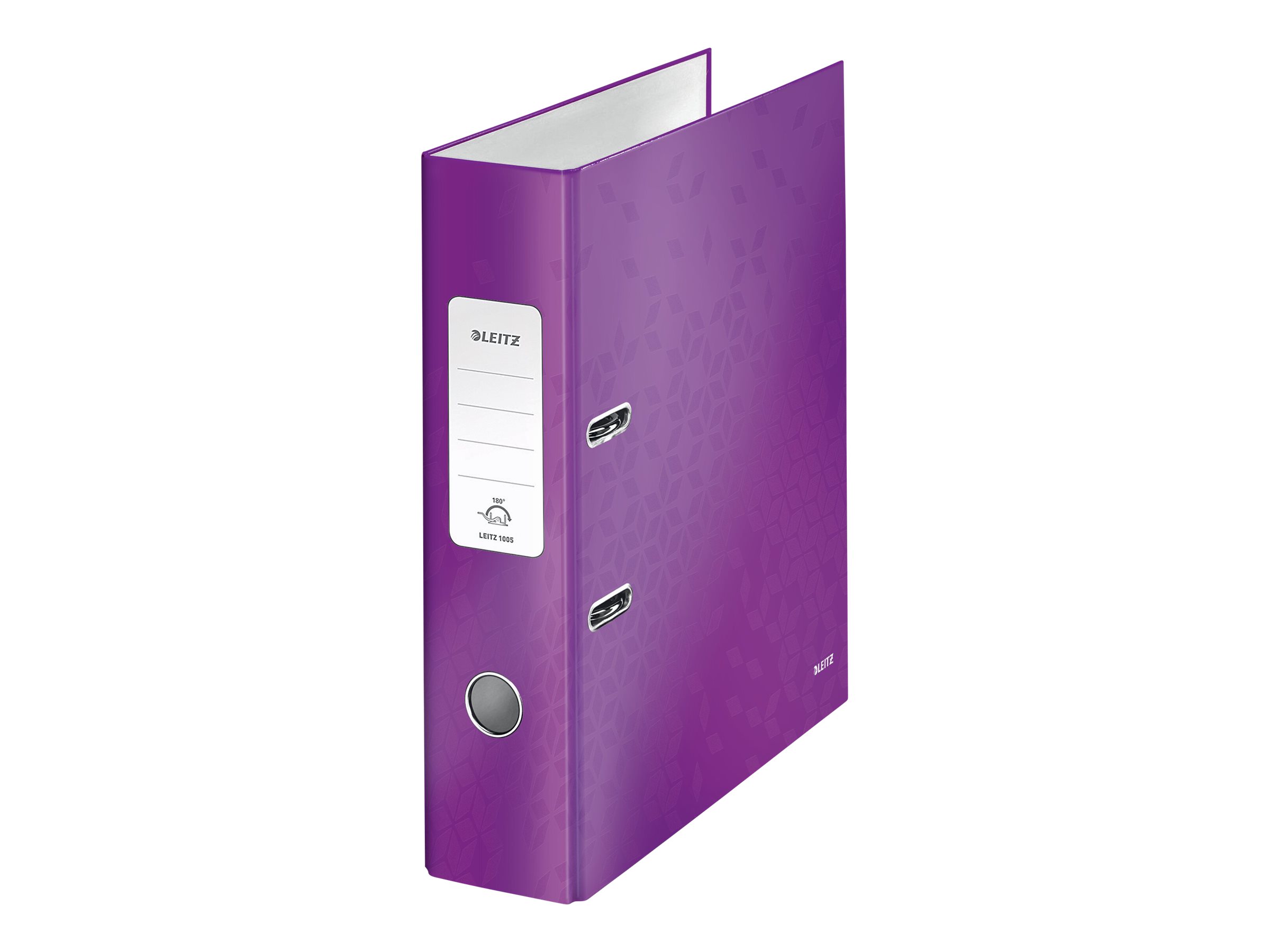 LEITZ Ordner lila Karton 8,0 cm DIN A4 LEITZ Ordner lila Karton 8,0 cm DIN A4