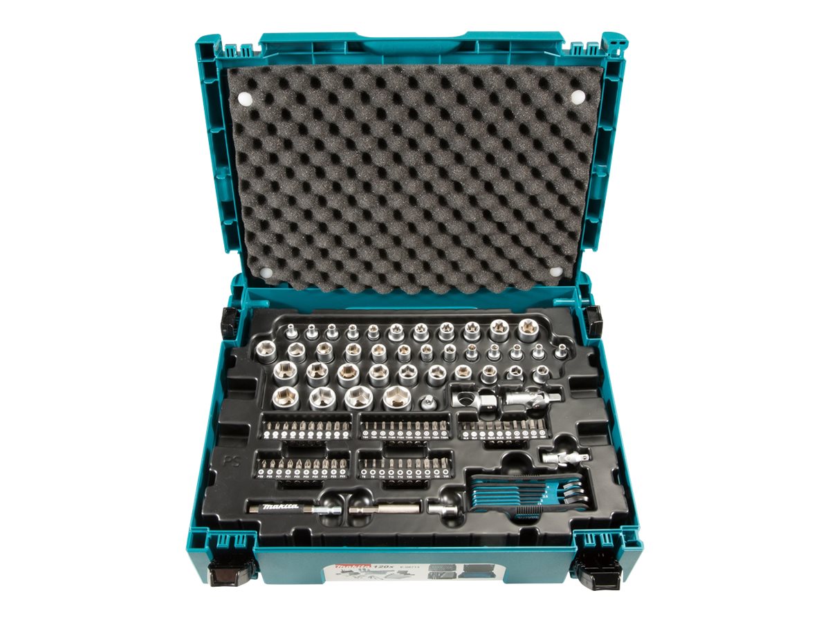 makita E08713 Werkzeugkoffer 120teilig