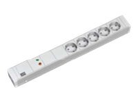 Bachmann 19 Zoll 1,5HE 5xCEE7/3 1xGVS Strom 2,0m CEE7/7 Bachmann 19 Zoll 1,5HE 5xCEE7/3 1xGVS Strom 2,0m CEE7/7