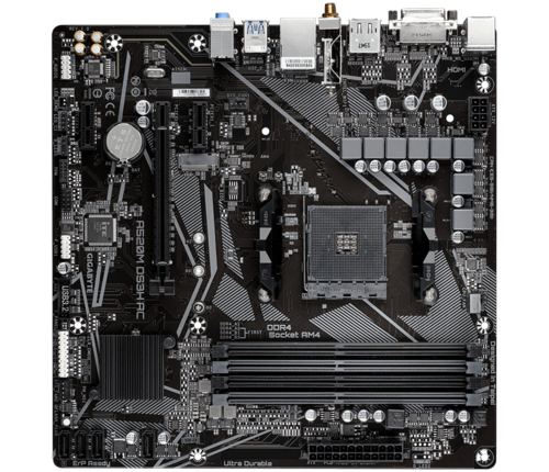 GIGABYTE A520M DS3H AC AM4 1xHDMI 1xDP