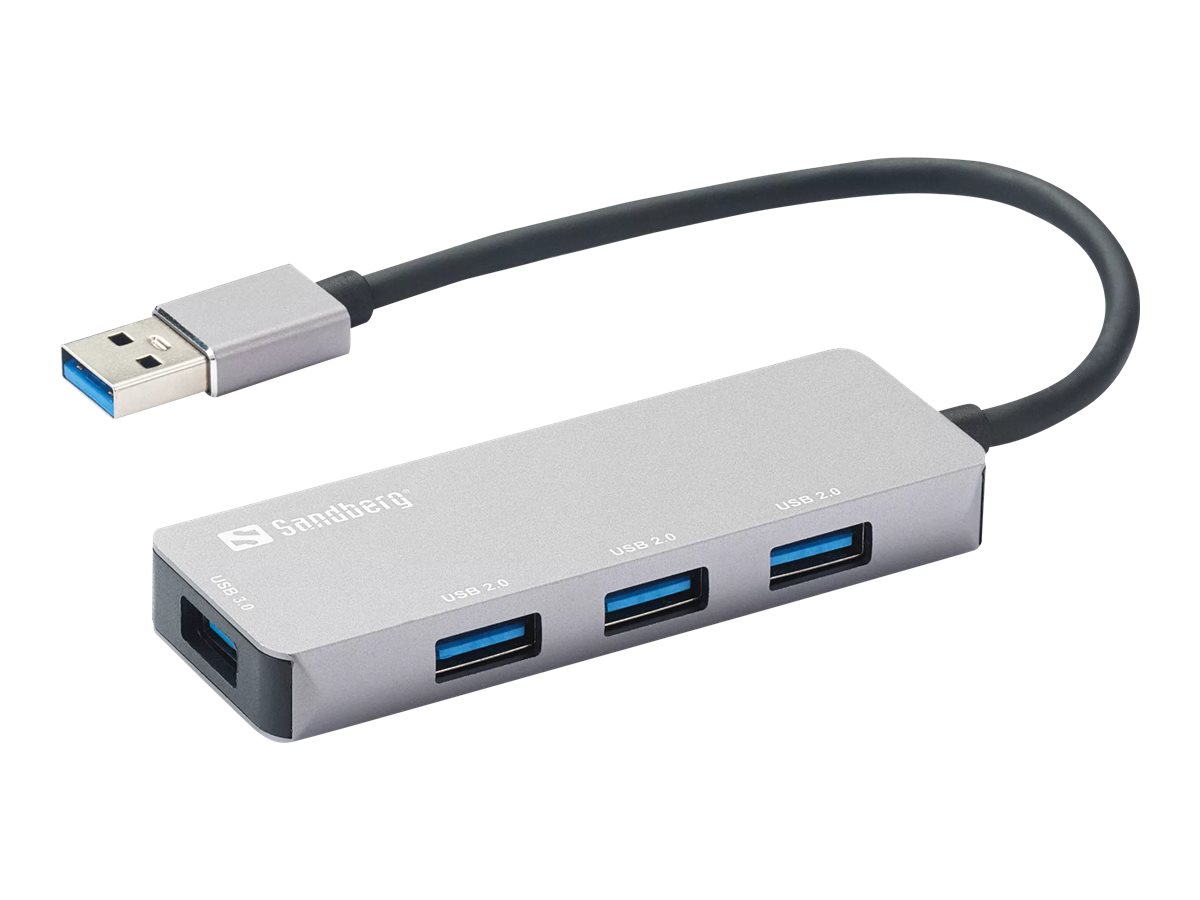 SANDBERG USB-A HUB 1xUSB 3.0+3x2.0 SAVER SANDBERG USB-A HUB 1xUSB 3.0+3x2.0 SAVER