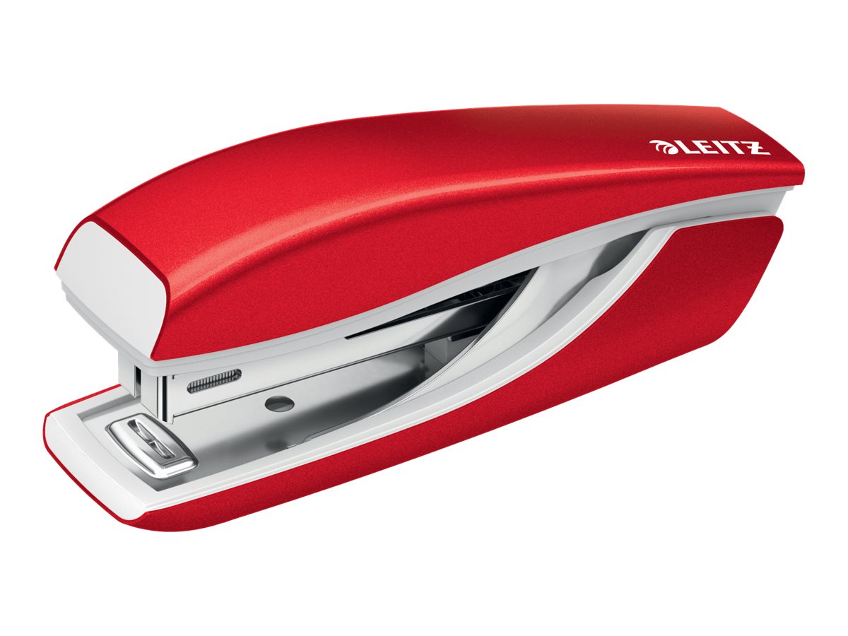 LEITZ Heftgeraet NeXXt 5528 WOW Mini rot-metallic LEITZ Heftgeraet NeXXt 5528 WOW Mini rot-metallic