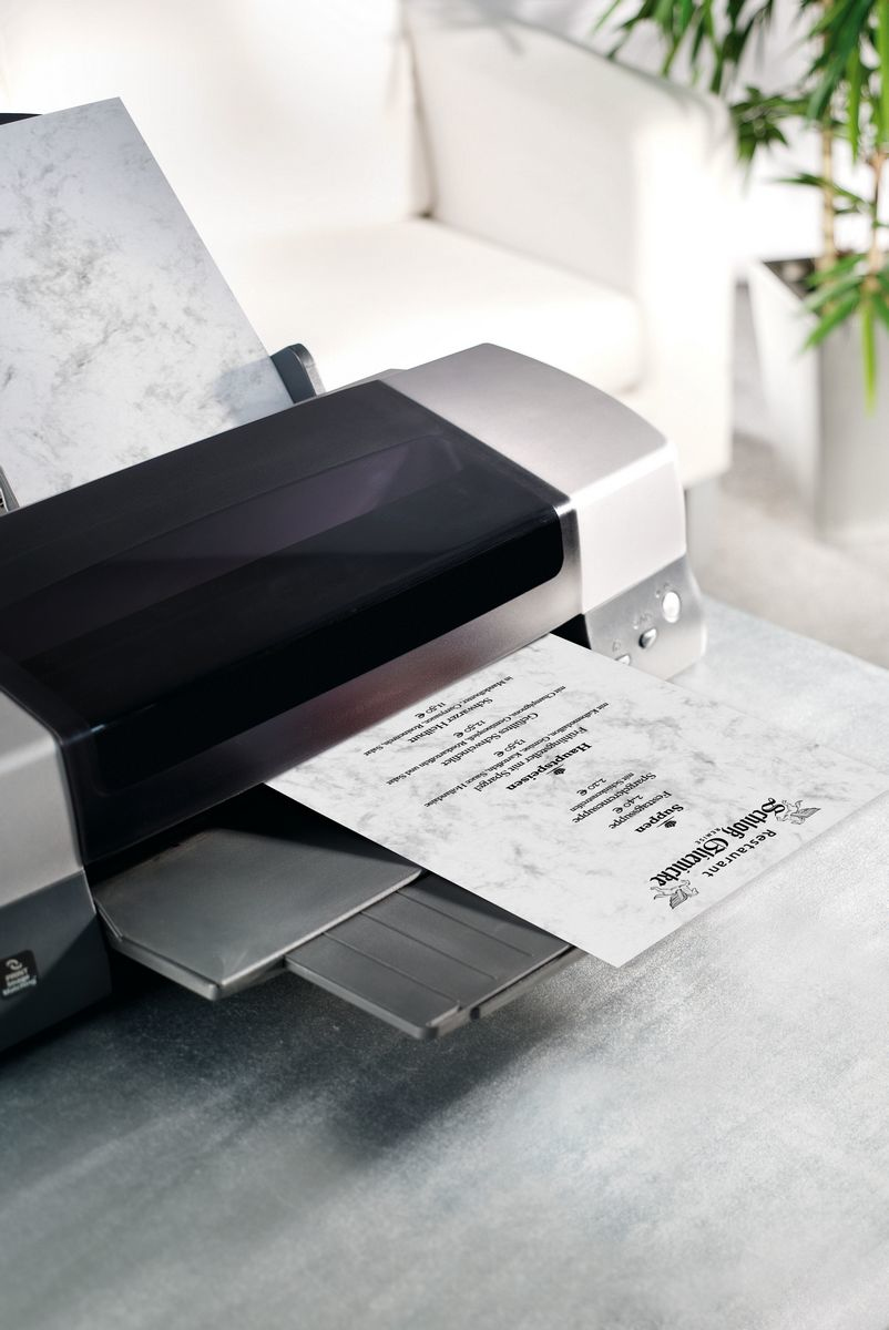 SIGEL Briefpapier Marmor grau DIN A4 90 gqm 100 Blatt