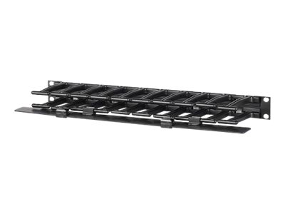 APC Horizontal Cable Manager, 1U x 4 Deep, Single-Sided wit