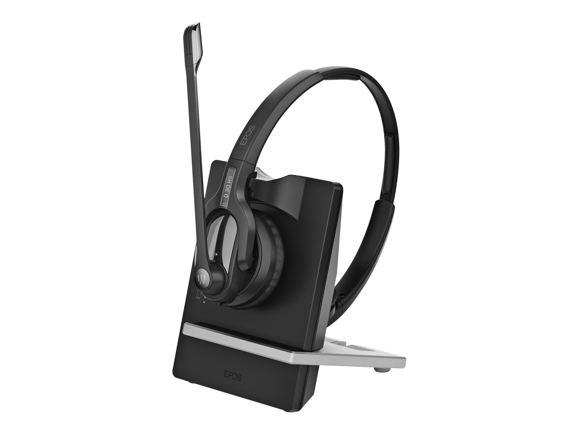 EPOS IMPACT D 30 Phone Stereo DECTHeadset fur Tischtelefone mit Basis Ultra Noise Cancelling Kopfbugel inkl Netzteil