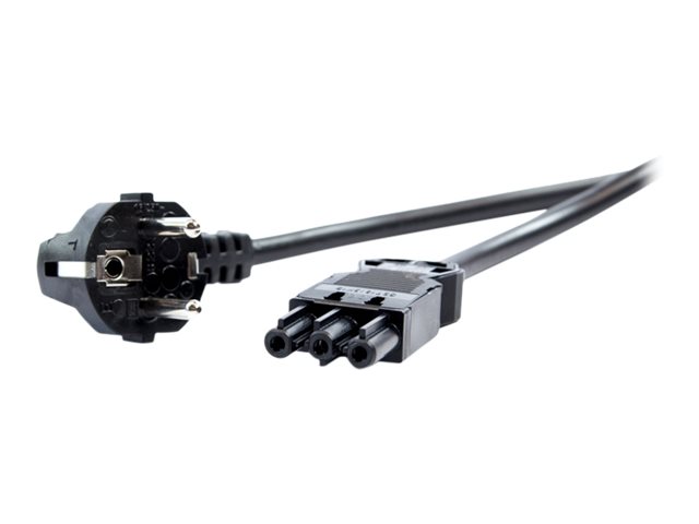 BACHMANN Gerätezuleitung Schutzkontakt/Gerätekupplung GST18-3 schwarz 7m BACHMANN Gerätezuleitung Schutzkontakt/Gerätekupplung GST18-3 schwarz 7m