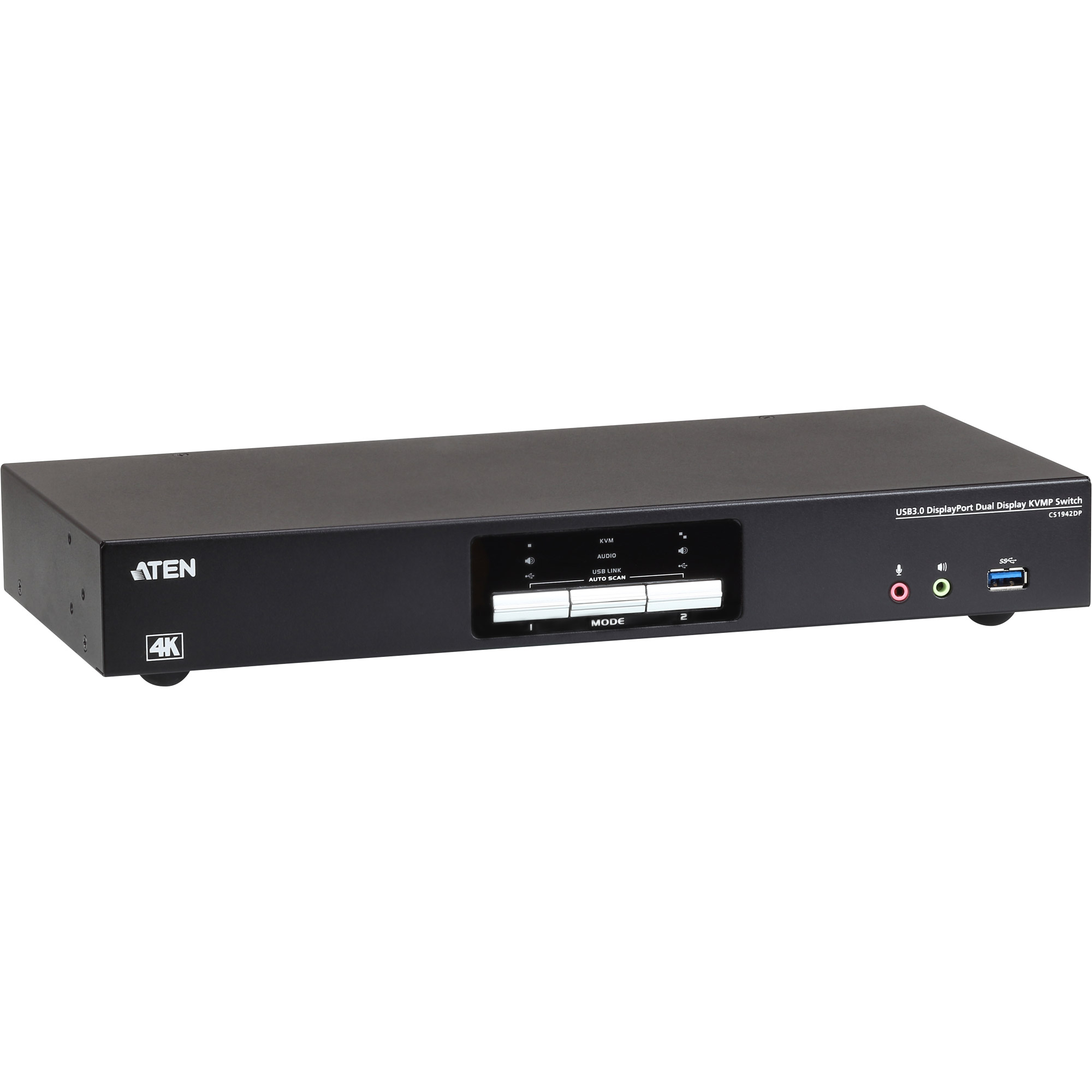 ATEN CS1942DP - KVM-/Audio-/USB-Switch - 2 Anschlüsse