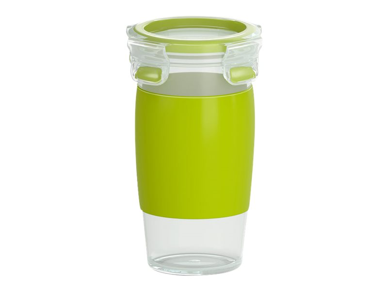 emsa Smoothie-Becher CLIP & GO transparent/grün emsa Smoothie-Becher CLIP & GO transparent/grün