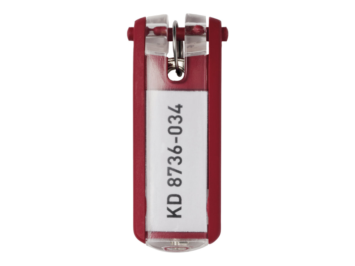 DURABLE Schluesselanhaenger KEY CLIP rot, 6 St. DURABLE Schluesselanhaenger KEY CLIP rot, 6 St.
