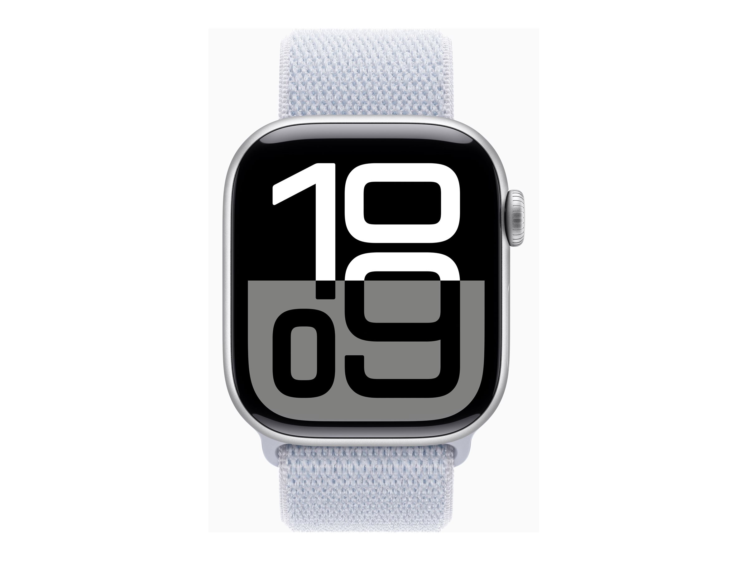 APPLE Watch Series 10 GPS + Cellular 42mm Silver Aluminium Case with Blue Cloud Sport Loop APPLE Watch Series 10 GPS + Cellular 42mm Silver Aluminium Case with Blue Cloud Sport Loop