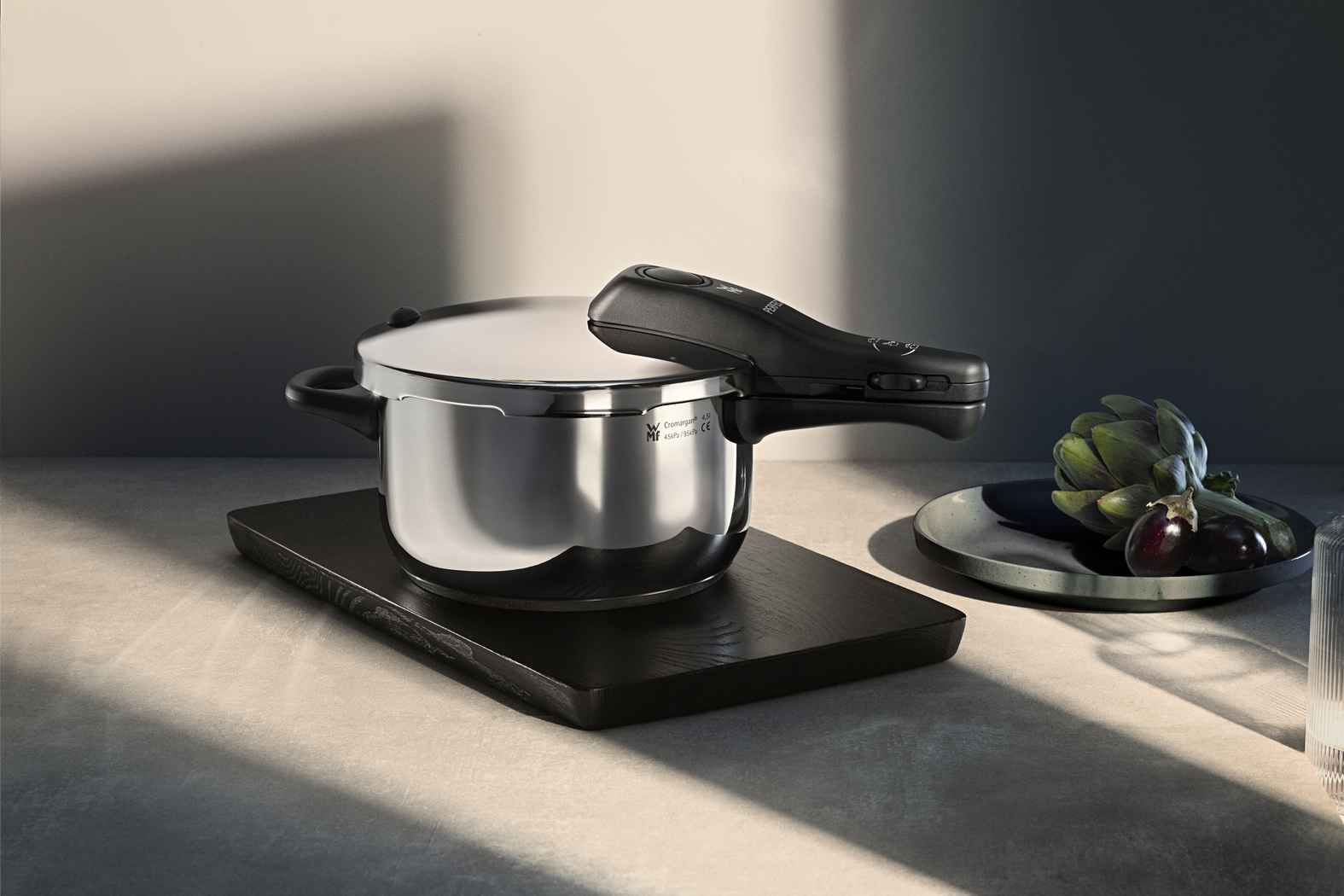 WMF Perfect One Pot Schnellkochtopf Induktion 4.5l Silber