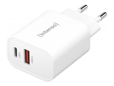 1x USB-A + 1x USB-C Adapter weiß