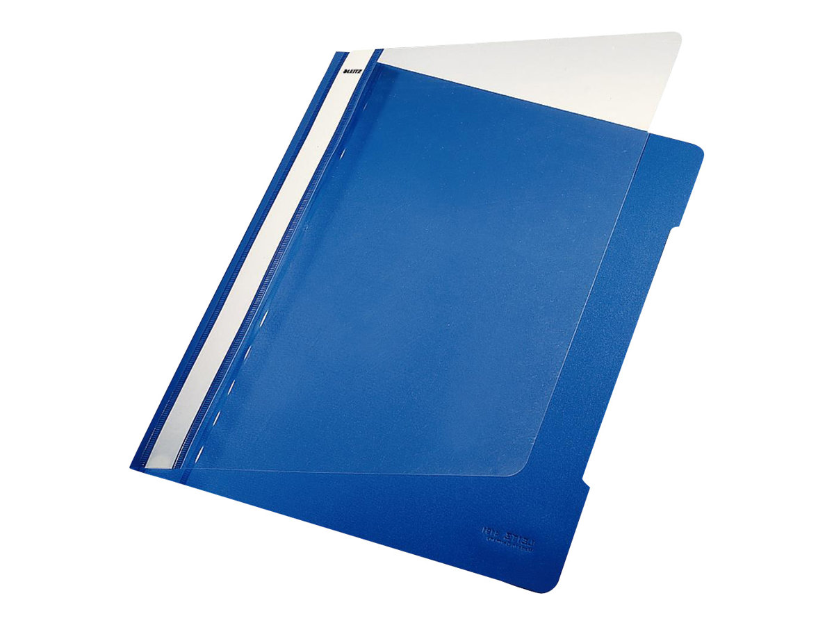 25 LEITZ Schnellhefter 4191 Kunststoff blau DIN A4