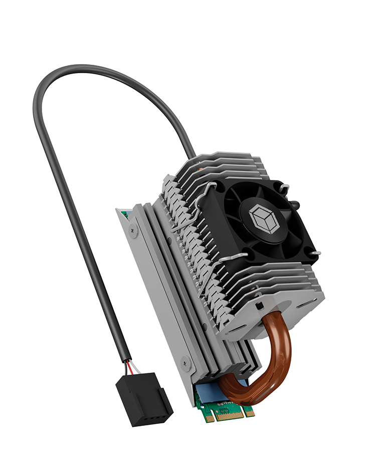 K Kuehlkoerper IcyBox SSD M2 schwenkbar