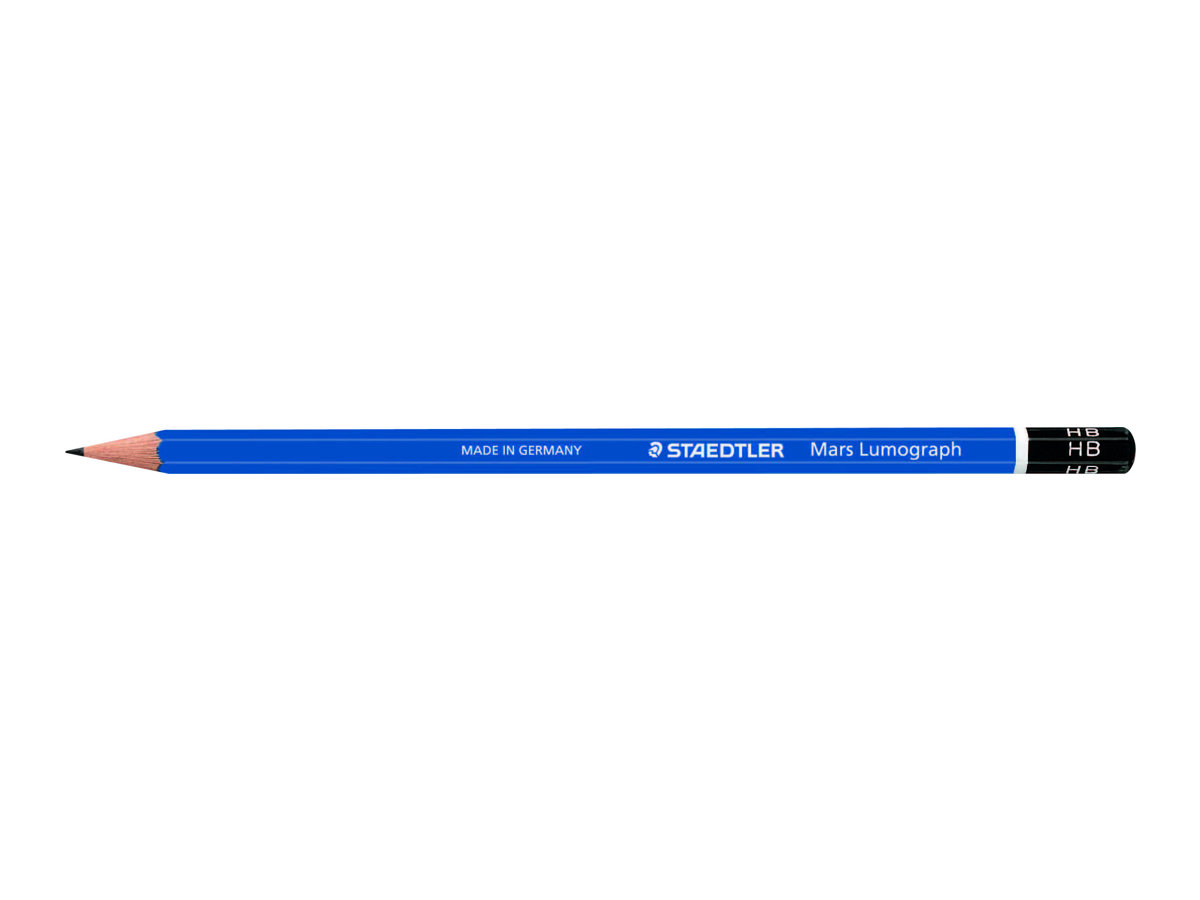 STAEDTLER Mars Lumograph 100 Bleistifte HB blau, 12 St. STAEDTLER Mars Lumograph 100 Bleistifte HB blau, 12 St.