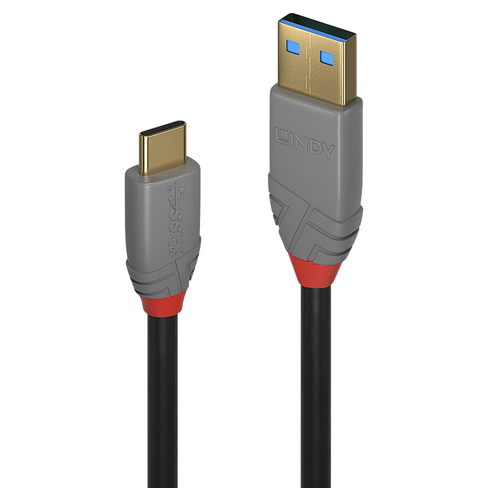 Lindy Anthra Line USB‑Kabel Typ A 5A PD 2 m