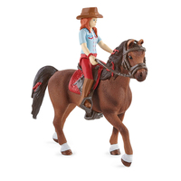 Schleich® Horse Club 42539 bewegliche Hannah & Cayenne Spielfiguren-Set Schleich® Horse Club 42539 bewegliche Hannah & Cayenne Spielfiguren-Set