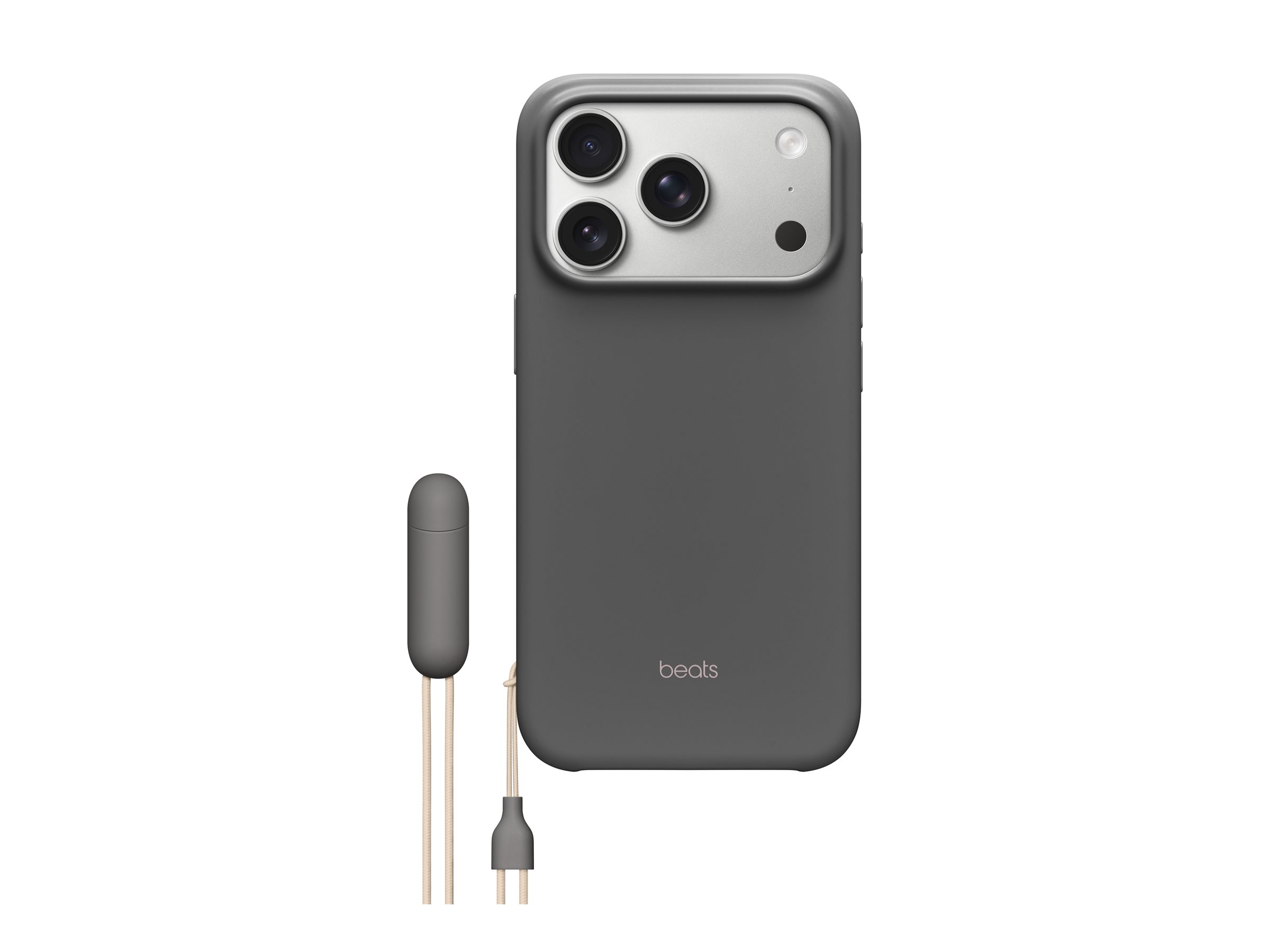 APPLE Beats iPhone 17 Pro Kickstand Case with MagSafe and Camera Control - Granite Gray APPLE Beats iPhone 17 Pro Kickstand Case with MagSafe and Camera Control - Granite Gray