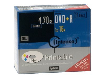INTENSO DVD+R 4.7GB 16x IW (10) SC INTENSO DVD+R 4.7GB 16x IW (10) SC