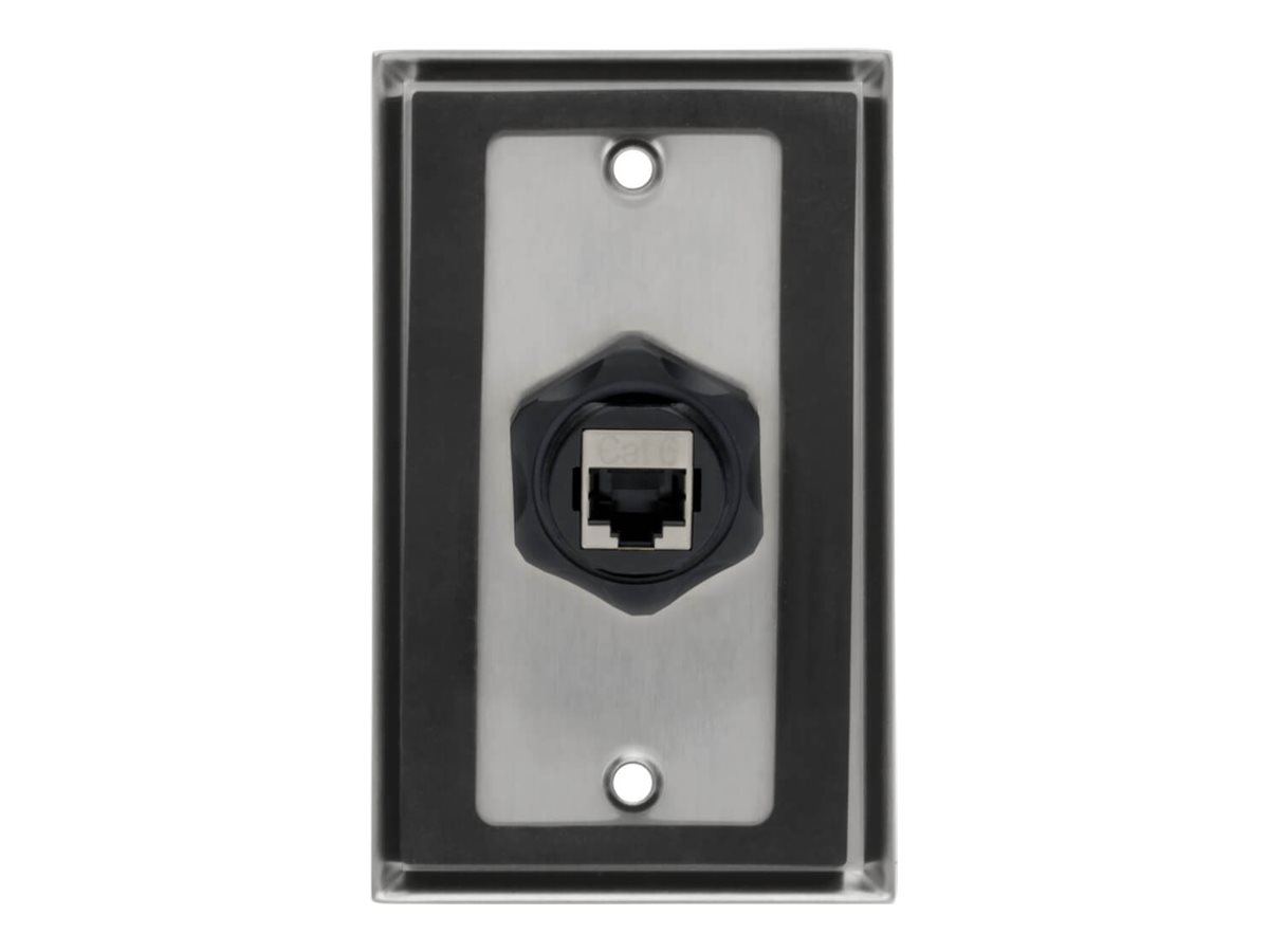 EATON TRIPPLITE RJ45 Bulkhead Coupler for Cat5/Cat6 Female to Female Shielded Industrial Dust Cap - IP68 TAA
