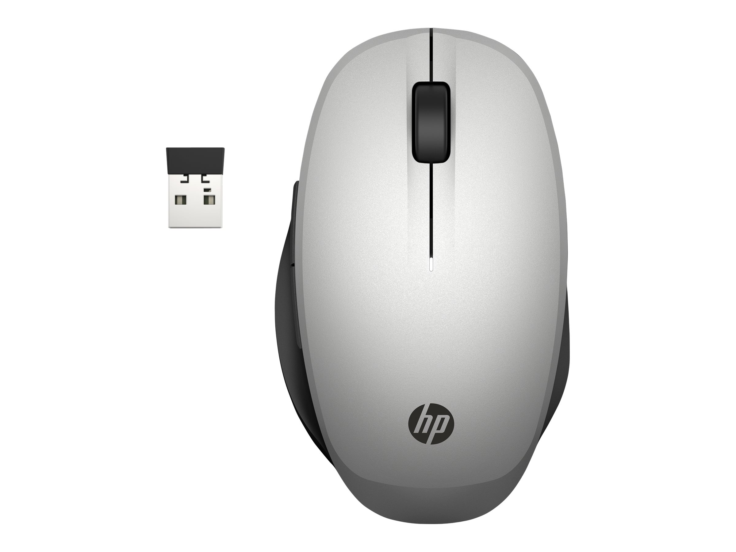 HP Maus 300 Dual Mode Kabellos BTUSBA Weiss