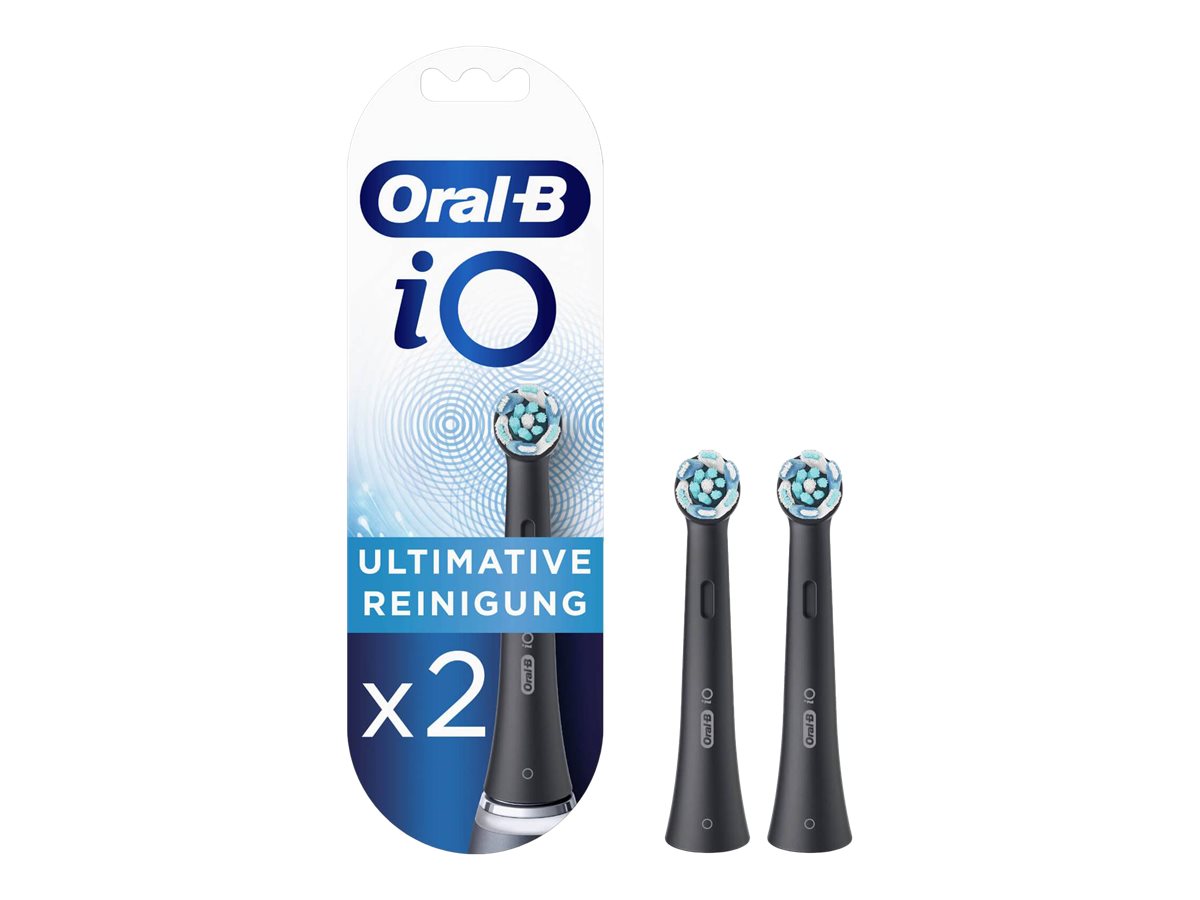 Braun Oral-B iO Black Ultimative Reinigung Aufsteckbürsten, 2 Stück black 
