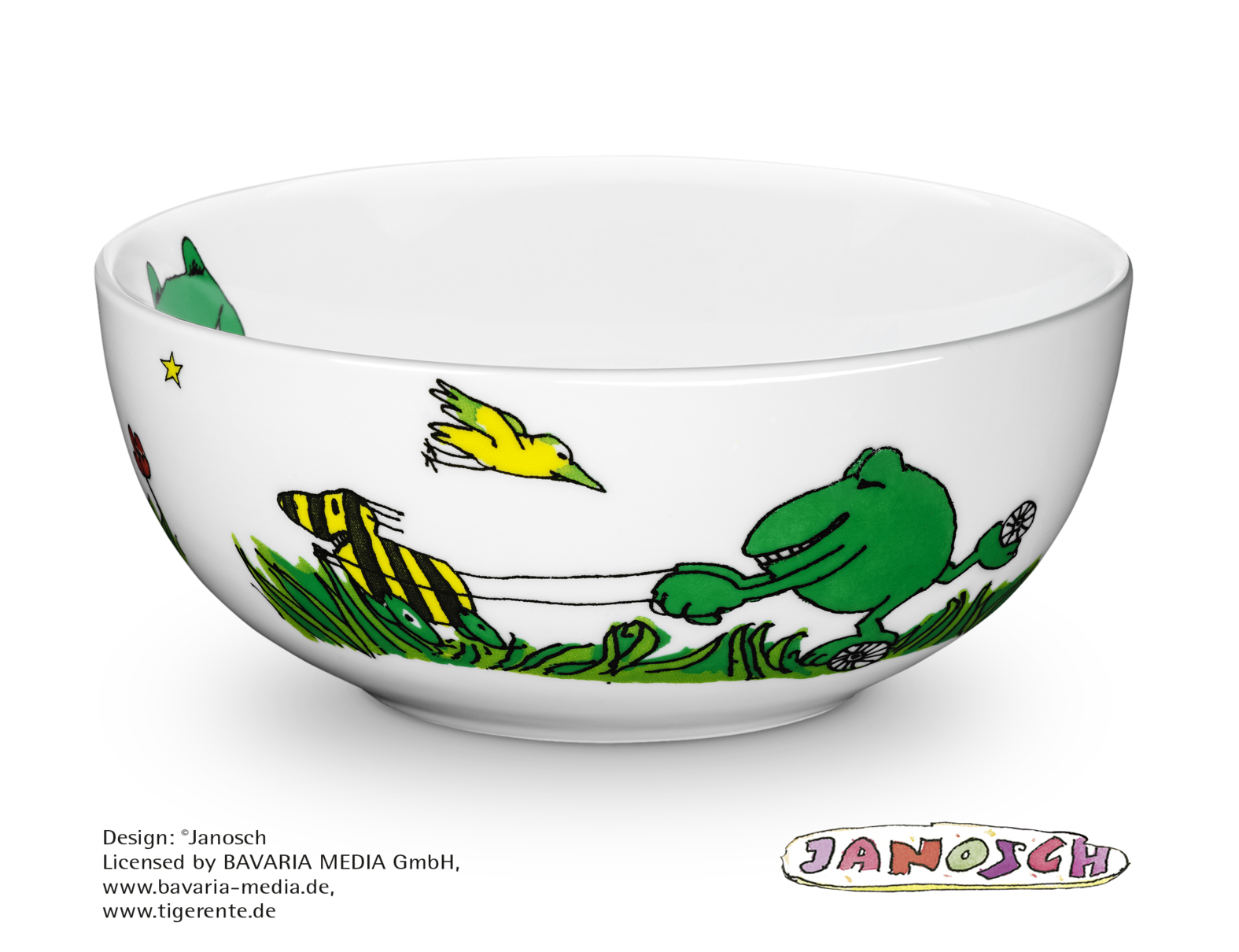 WMF KindergeschirrSet Janosch weiss 6tlg, 1 Set