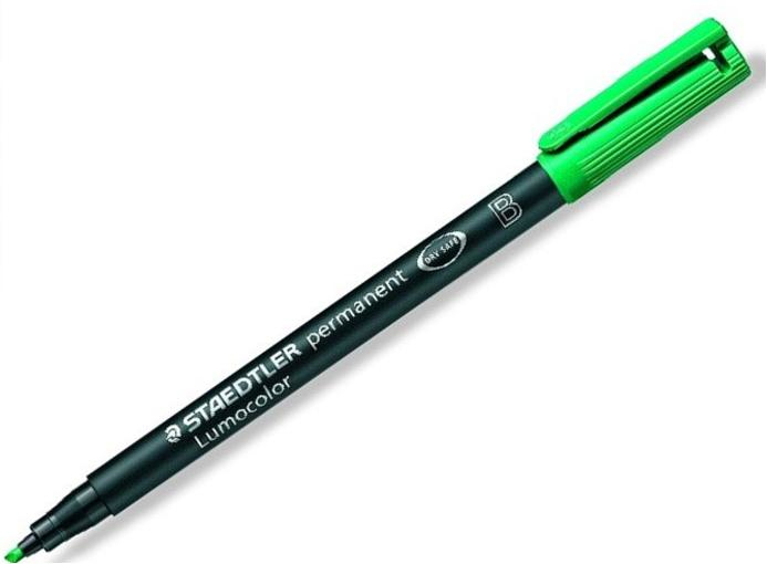 STAEDTLER Lumocolor® Folienstift gruen 1,0 - 2,5 mm permanent STAEDTLER Lumocolor® Folienstift gruen 1,0 - 2,5 mm permanent