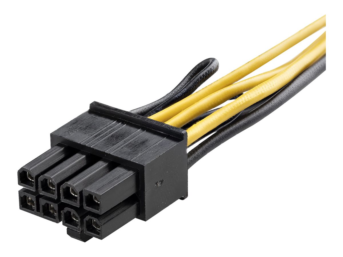 STARTECH.COM PCI Express 6 Pin auf 8 Pin Adapterkabel - Schwarz STARTECH.COM PCI Express 6 Pin auf 8 Pin Adapterkabel - Schwarz