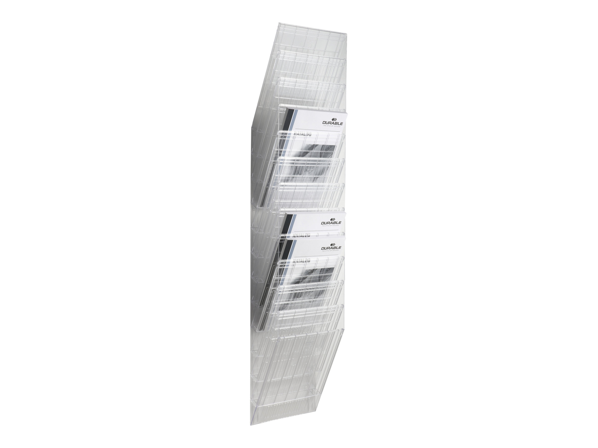 DURABLE Wandprospekthalter FLEXIBOXX transparent DIN A4