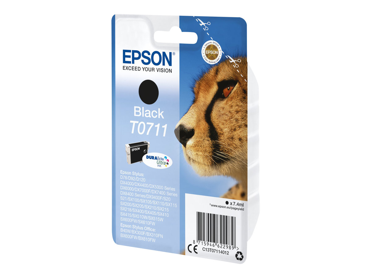 C13T07114012 EPSON DX Tinte black 245