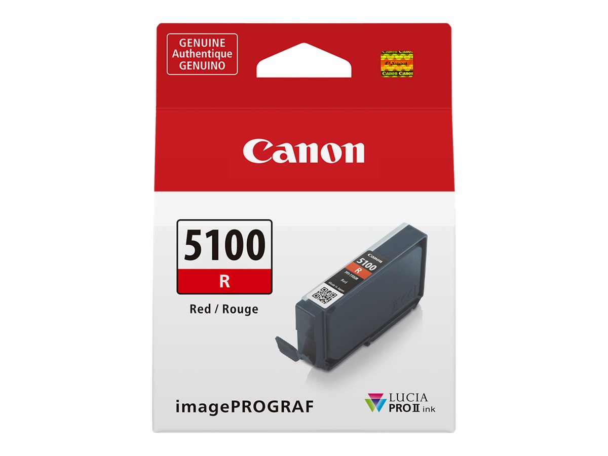 6958C001 CANON PFI5100R IPF Tinte red 6958C001 CANON PFI5100R IPF Tinte red