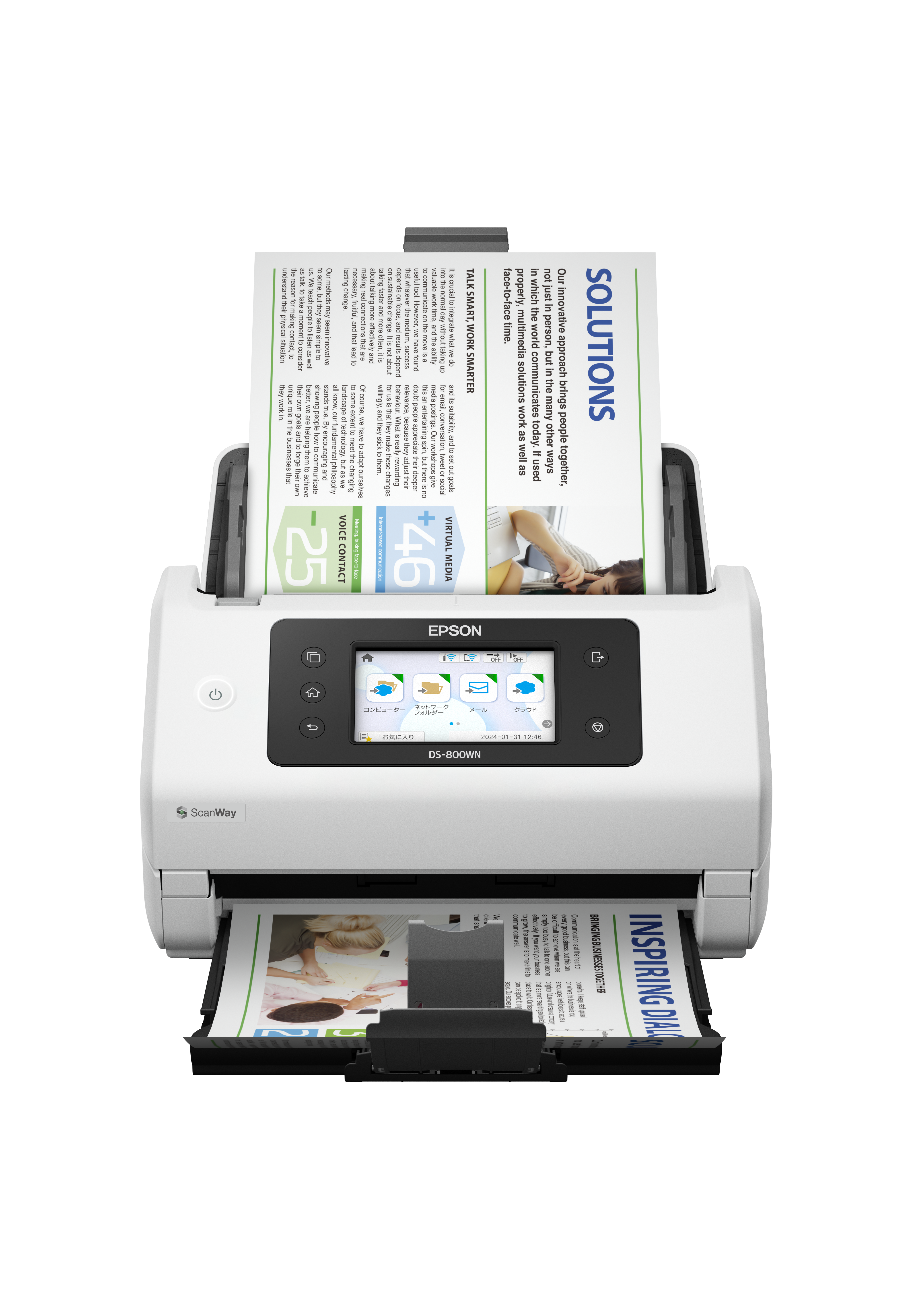 Epson WorkForce DS-800WN Duplex 600 dpi A4/Legal