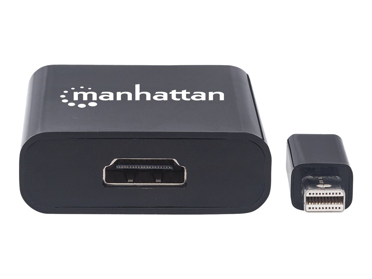 MANHATTAN Mini-DisplayPort auf HDMI aktiver Mini-DisplayPort-Stecker auf HDMI-Buchse 4K60Hz schwarz